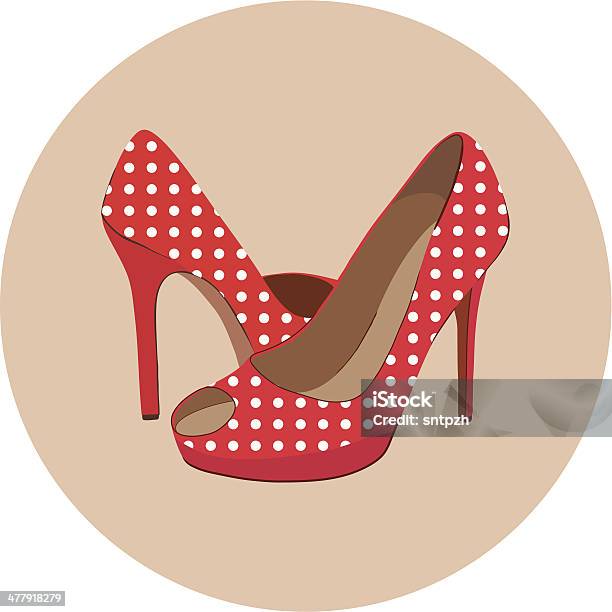 Schöne Schuh Stock Vektor Art und mehr Bilder von Frauen - Frauen, Schuhwerk, Accessoires