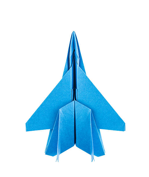 istock Origami F-15 Eagle Jet Fighter airplane 477918361