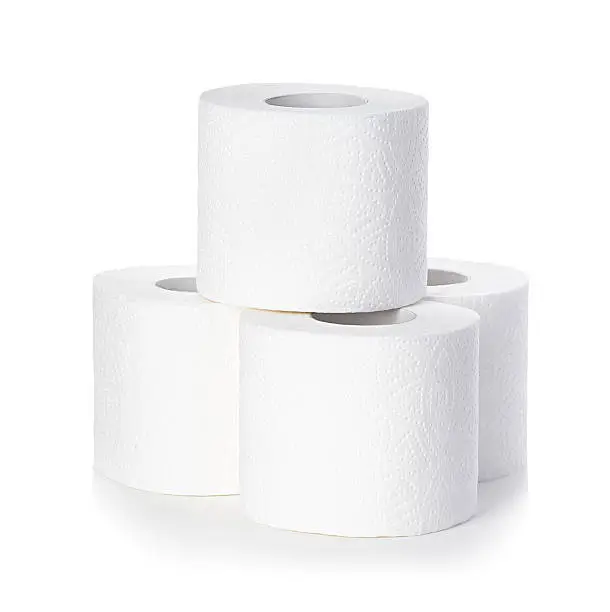 Photo of Toilet paper isolated