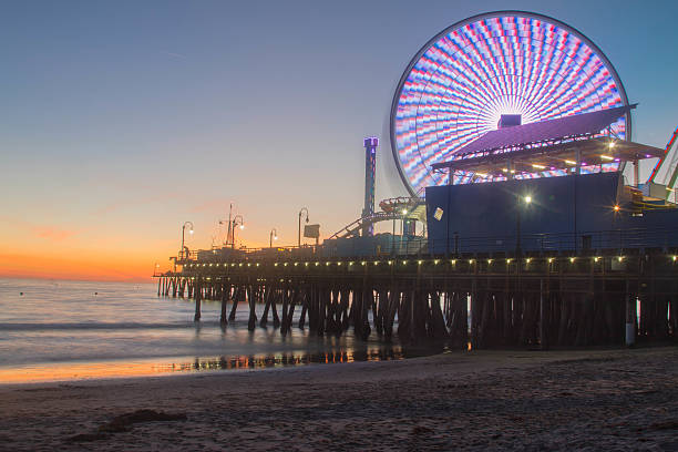 istock Santa Monica Pier Sunset 477919653