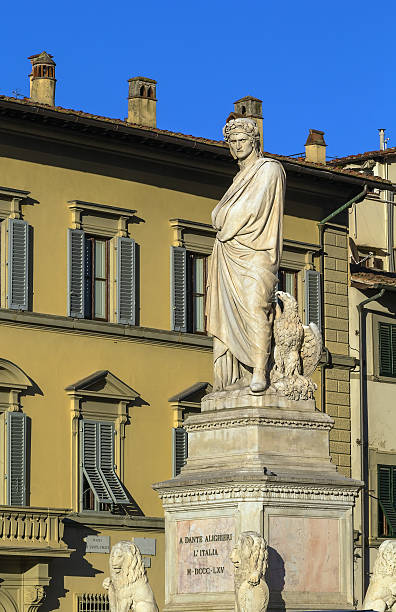 istock statue of Dante Alighieri, Florence 477920332