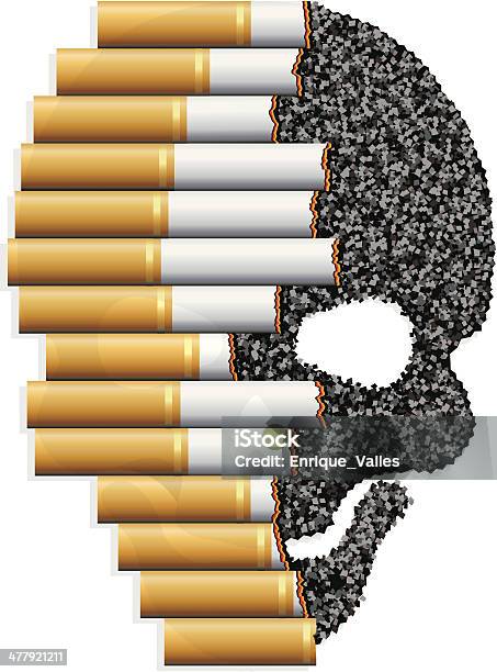 Vício De Fumar - Arte vetorial de stock e mais imagens de Abuso de Droga - Abuso de Droga, Cancro, Charuto