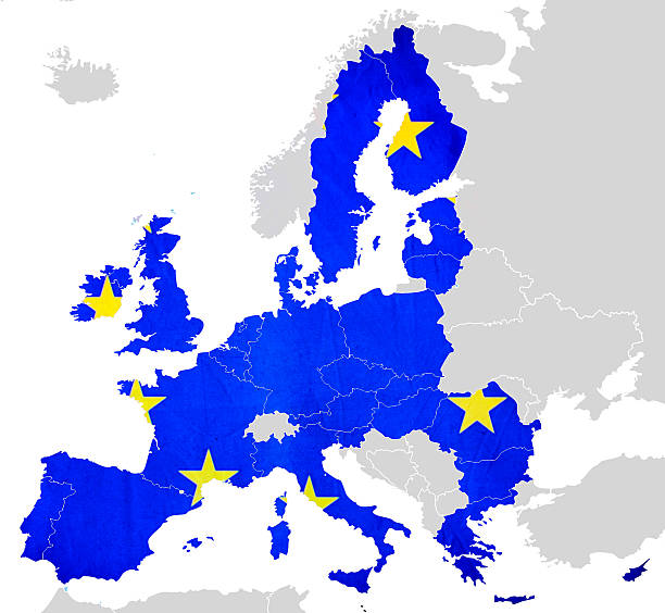 istock Map of European Union countries isolated 477922365
