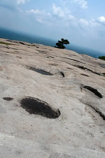 The surface of Stone-Mountain. Atlanta, Georgia