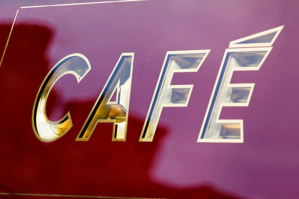 istock Gold Cafe Fascia Lettering 477923795