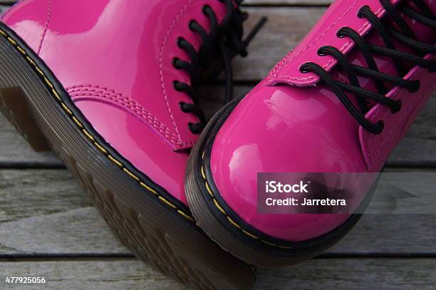 Pink Punk Girl Shoes Boots Stock Photo - Download Image Now - Punk - Person, Shoe, 2015 - iStock