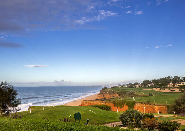 istock Algarve golf course seascape scenery, famous golf and nature destination 477925162