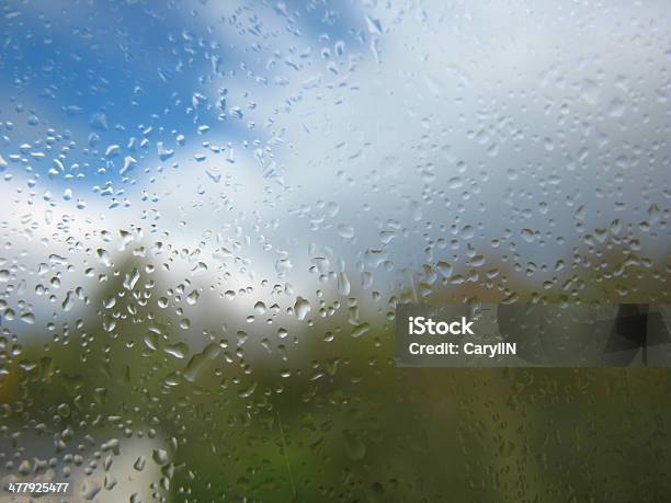 Vidrio De La Ventana Las Gotas De Lluvia Foto de stock y más banco de imágenes de Abstracto - Abstracto, Agua, Clima