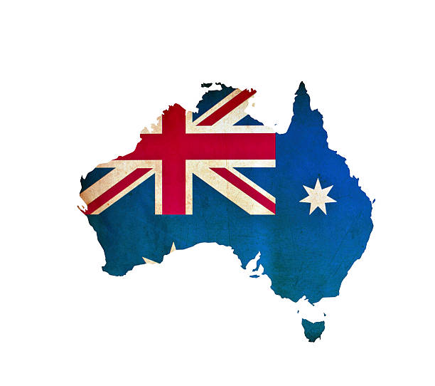 istock Map of Australia isolated 477938319