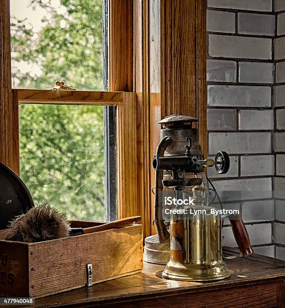 Lighthouse Equipment Stock Photo - Download Image Now - 2015, Antique, Blow Torch