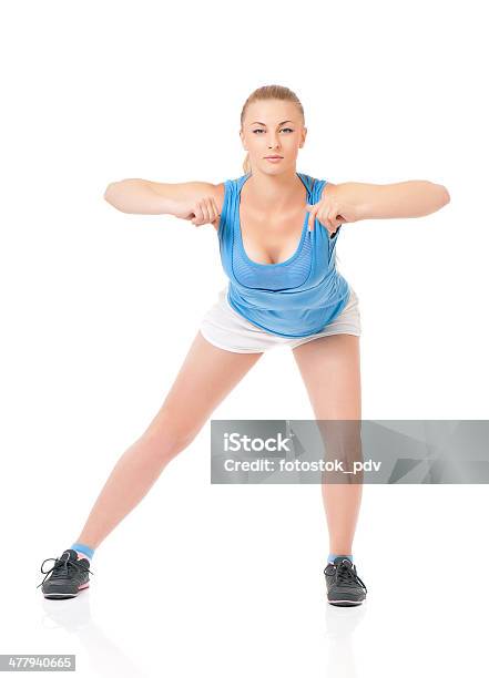 Fitness Kobieta - zdjęcia stockowe i więcej obrazów Aerobik - Aerobik, Aktywny tryb życia, Białe tło
