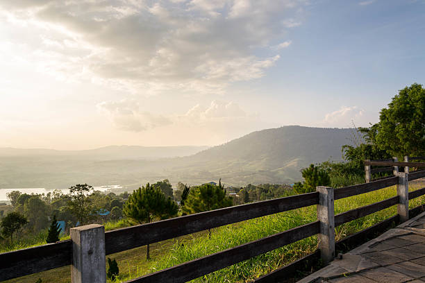 istock Mountain and field in thailand 477943250