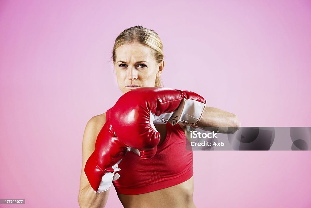 Hembra boxeador - Foto de stock de Guante de Boxeo libre de derechos