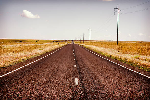 istock Long Straight Road Australia 477945045