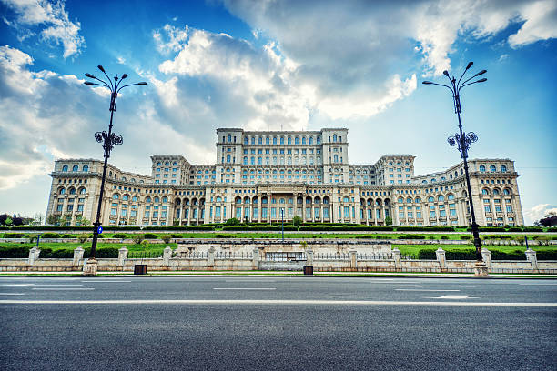 Parliament Palace in Bucharest, Romania the Largest building in Europe Parliament Palace in Bucharest, the Largest building in Europe. parliament palace in bucharest romania the largest building in europe stock pictures, royalty-free photos & images
