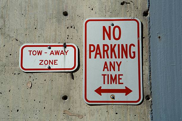 istock No Parking and Tow Away Zone 477951651