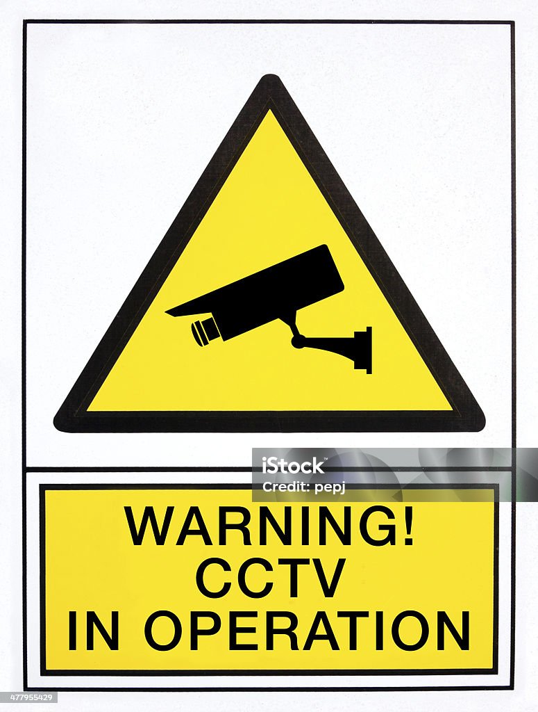 CCTV en funcionamiento de señal - Ilustración de stock de Aire libre libre de derechos