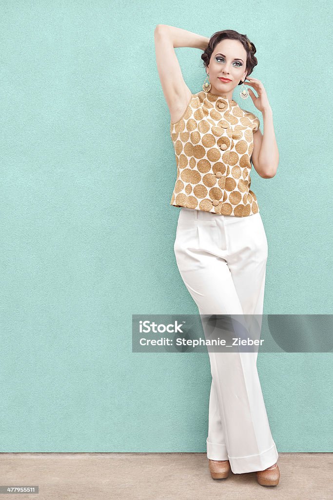 Elegant Woman Woman in elegant clothes with copy space Pants Stock Photo