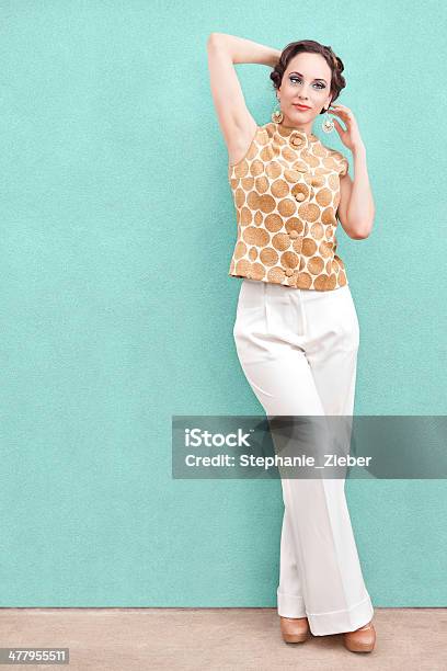 Elegant Woman Stock Photo - Download Image Now - Pants, White Color, White People