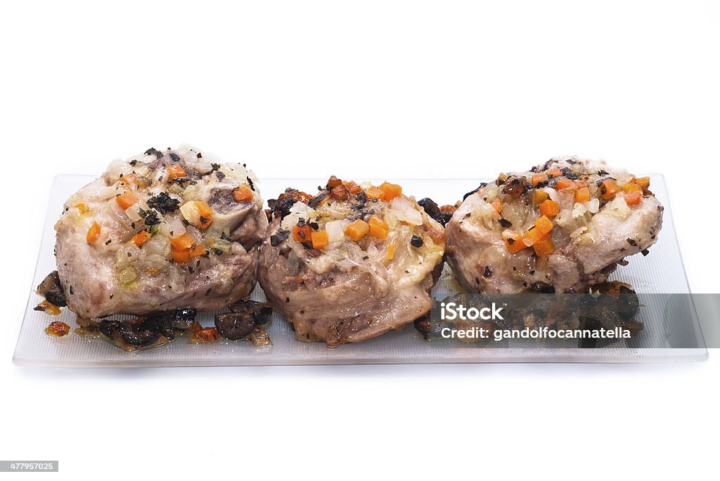ossobuco, comidas típicas camponesas - Foto de stock de Alecrim royalty-free