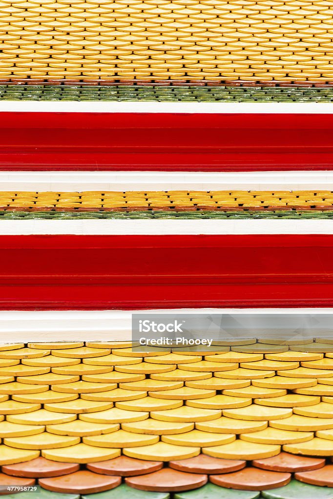 Toit de Wat Pho - Photo de Abstrait libre de droits