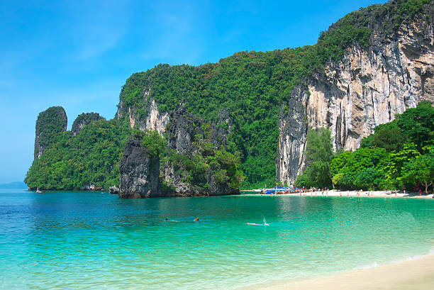 beautiful island in thailand stock photo