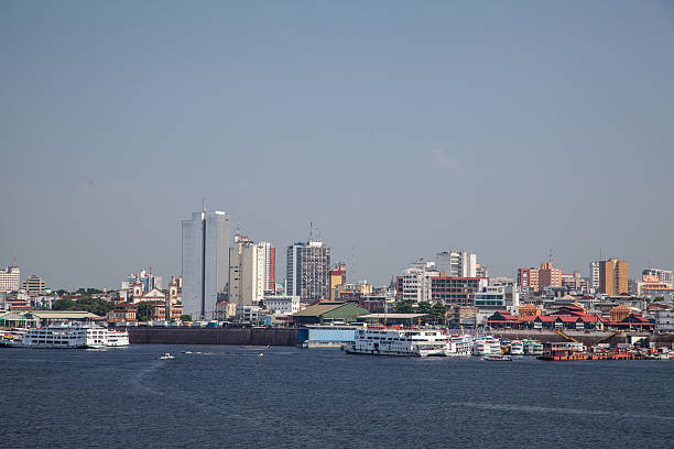 Manaus, Brasil, horizonte - foto de acervo