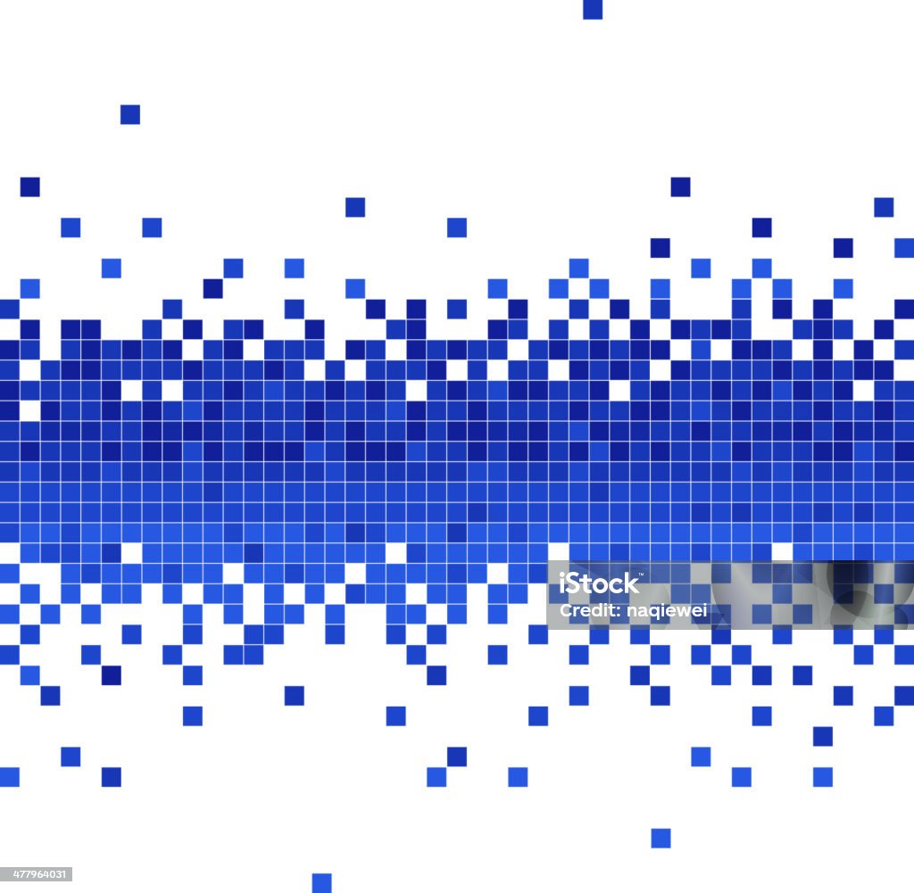 Digitale Daten fließen Hintergrund Blau - Lizenzfrei Daten Vektorgrafik