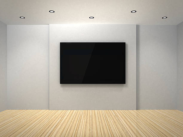 istock TV in the white room 477964283