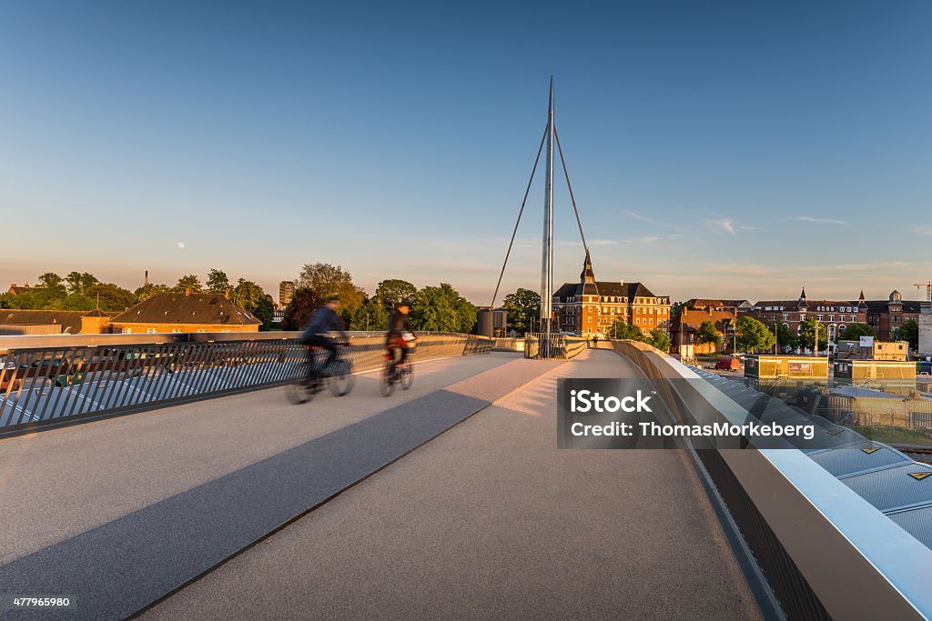 The City bridge in Odense, Denmark The City bridge (Byens bro) in Odense, Denmark. 2015 Stock Photo