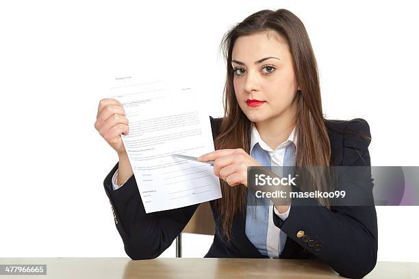 Businesswoman With New Contract Stock Photo - Download Image Now - Adult, Adults Only, Agreement