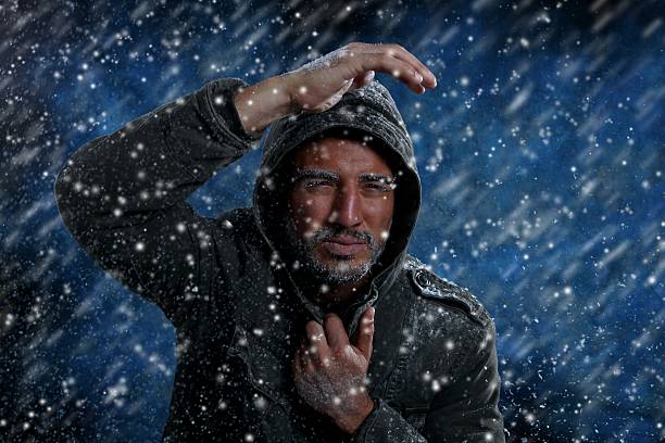 istock Searching Man Freezing in Cold Weather 477971311