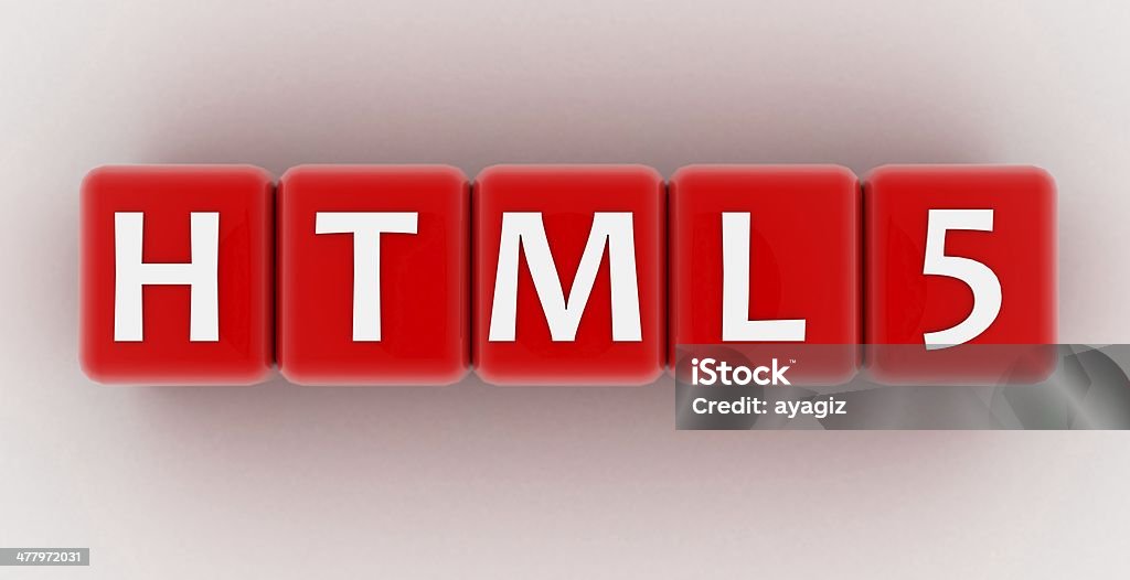 HTML5 - Royalty-free Abstrato Foto de stock