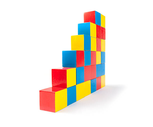 istock Pyramid of toy cubes 477972382