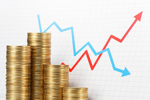 istock Pile of coins and graph. Asset management. 477972878