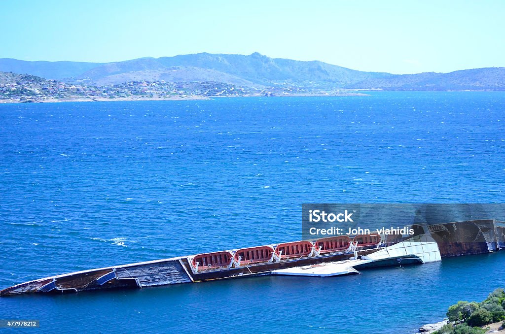 Shipwreck gull ship wreck gull sea 2015 Stock Photo