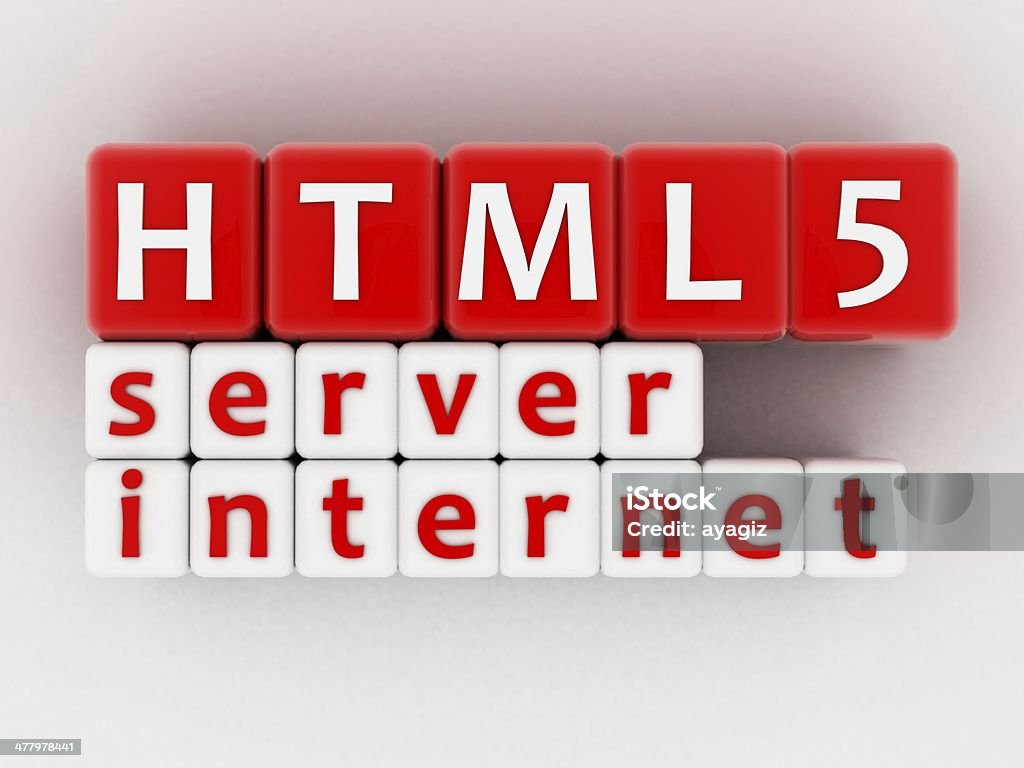 HTML5 - Lizenzfrei Abstrakt Stock-Foto