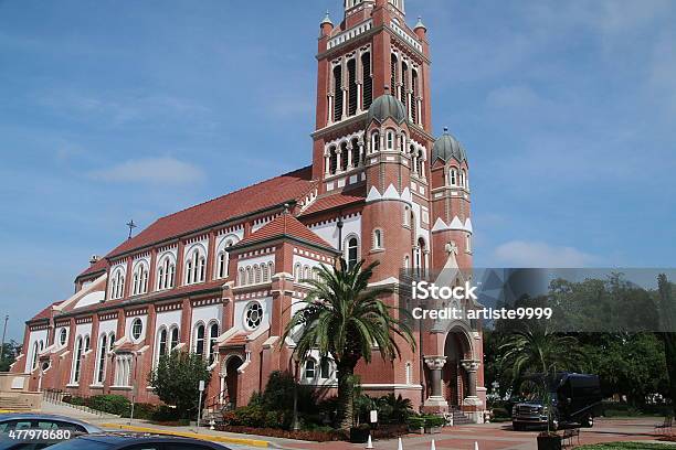 Stjohns Cathedral Lafayette Louisiana Stock Photo - Download Image Now - Louisiana, Lafayette - Louisiana, Catholicism