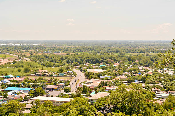 istock The city view from the mountain 477979032
