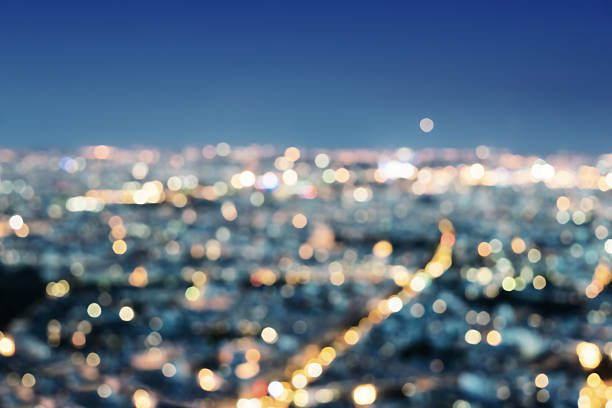 bokeh in Paris, France,
