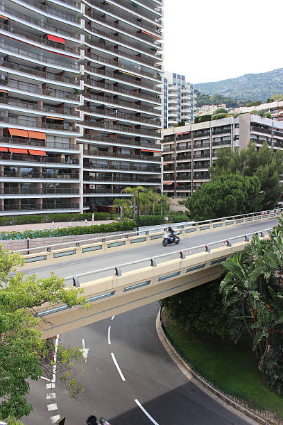 istock Motorbike racing on a bridge 477980946