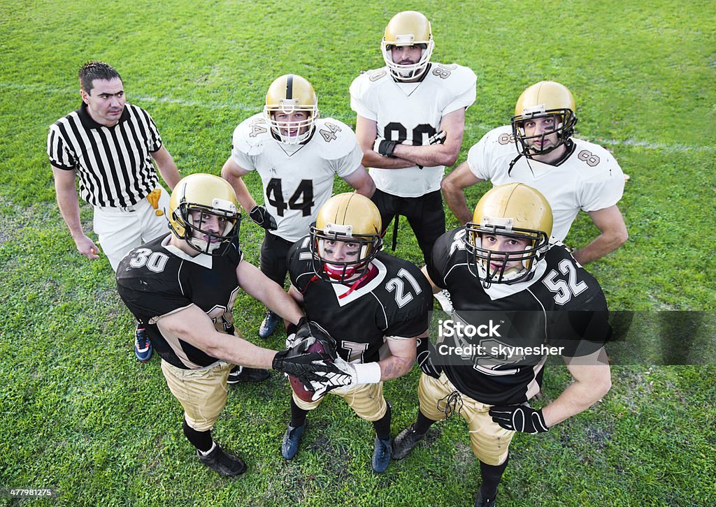 Американский футбол игроков. - Стоковые фото American Football Team роялти-фри