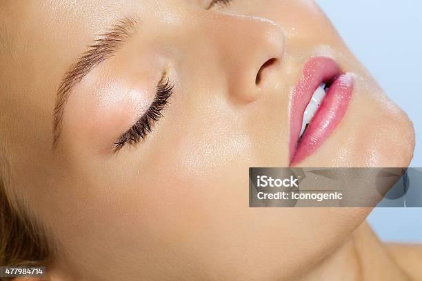 Summer Beauty Stock Photo - Download Image Now - Dew, Make-Up, Women