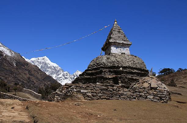 istock Old stupa on the way from Namche Bazar to Kunde 477987696