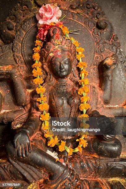 Foto de Templo Swayambhunath Nepal e mais fotos de stock de Antigo - Antigo, Arcaico, Arranjo de Flores