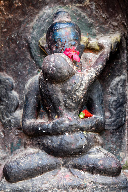 swayambhunath temple népal - tantric buddhism photos et images de collection