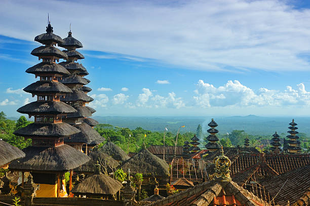 Old oriental temple Mother Besakih from Bali, Indonesia.