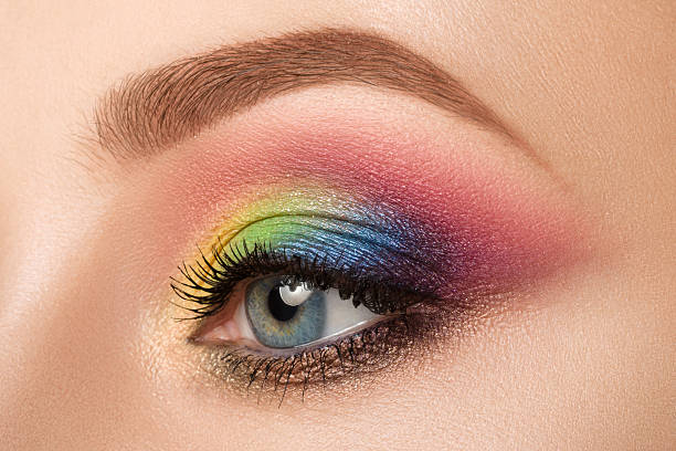 istock Female eye with beautiful make-up 477990472