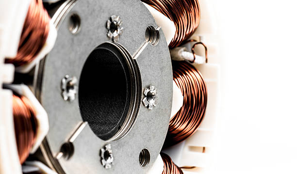 istock Permanent magnet motor disassembled close-up 477993117