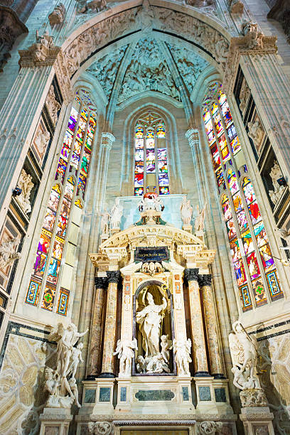 istock Inside of Duomo cathedral, Milano Italy 477993272